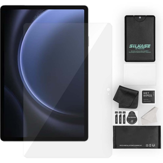 Folie SILKASE Samsung Galaxy Tab S9 FE Plus 12.4", protectie fata, silicon regenerabil (SILKASE, Folie Silicon Tableta) by www.silkase.ro Folie SILKASE Samsung Galaxy Tab S9 FE Plus 12.4", protectie fata, silicon regenerabil (Folie Silicon Tableta, T0257) by www.silkase.ro
