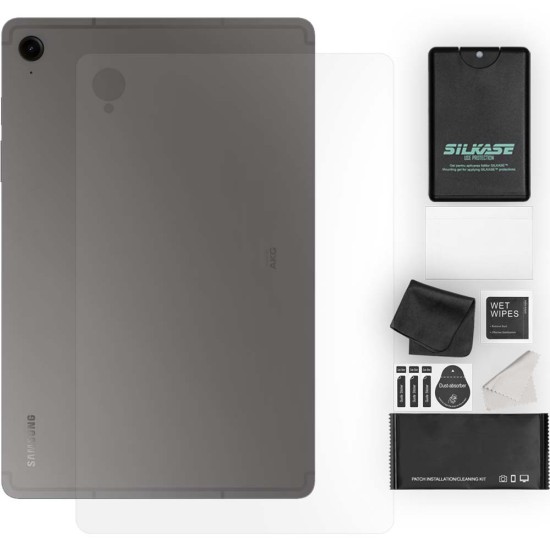 Folie spate mata SILKASE Samsung Galaxy Tab S9 FE 10.9", protectie spate, silicon regenerabil (Folie Silicon Tableta Mata, T0267) by www.silkase.ro