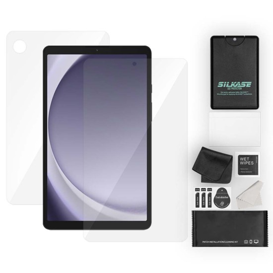 Set 2 folii SILKASE Samsung Galaxy Tab A9 8.7", protectie tableta, silicon regenerabil (Folie Silicon Tableta, T0272) by www.silkase.ro