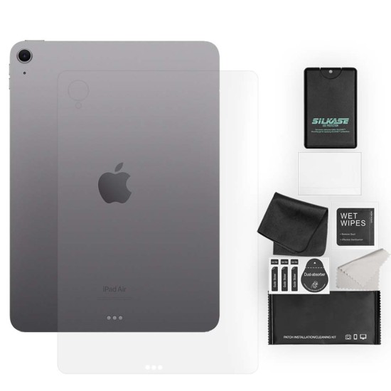 Folie spate mata SILKASE Apple iPad Air 11"(2024), protectie spate, silicon regenerabil (Folie Silicon Tableta Mata, T0278) by www.silkase.ro