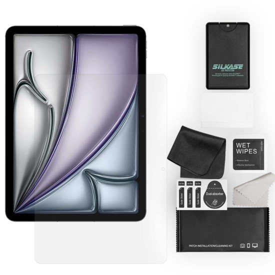 Folie mata SILKASE Apple iPad Air 11"(2024), protectie fata, silicon (Folie Silicon Tableta Mata, T0280) by www.silkase.ro