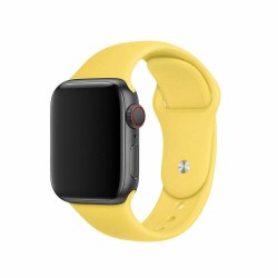 SILKASE Curea Silicon Lichid (Liquid) Apple Watch 49mm/46mm/45mm/44mm/42mm (Ultra 3-1 / Seria 11-1 / SE), Galben SILKASE Curea Silicon Lichid (Liquid) Apple Watch 49mm/46mm/45mm/44mm/42mm (Ultra 3-1 / Seria 11-1 / SE), Galben