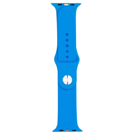 Curea Apple iWatch, SILKASE Liquid silicone, 42/44mm, albastru (SILKASE, Apple) by www.silkase.ro Curea Apple iWatch, SILKASE Liquid silicone, 42/44mm, albastru (Apple, W0066) by www.silkase.ro