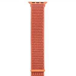 SILKASE Curea Textilă Sport Apple Watch 42mm/41mm/40mm/38mm (Seria 11-1 / SE), Portocaliu/Magenta