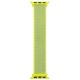 SILKASE Curea Textilă Sport Apple Watch 42mm/41mm/40mm/38mm (Seria 11-1 / SE), Galben Fluo (Curele Ceas, W0139) by www.silkase.ro