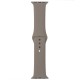 SILKASE Curea Silicon Lichid Apple Watch 42/41/40/38mm (Seria 11/SE), Gri Închis (Apple, W0954) by www.silkase.ro