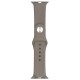 Curea SILKASE pentru Apple iWatch, Liquid silicone, 38/40/41mm, gri inchis (SILKASE, Apple) by www.silkase.ro SILKASE Curea Silicon Lichid Apple Watch 42/41/40/38mm (Seria 11/SE), Gri Închis (Apple, W0954) by www.silkase.ro