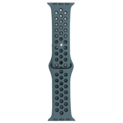 SILKASE Curea Sport Silicon Lichid Apple Watch 42/41/40/38mm (Seria 11/SE), Verde Închis/Negru
