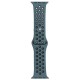 SILKASE Curea Sport Silicon Lichid Apple Watch 42/41/40/38mm (Seria 11/SE), Verde Închis/Negru (Apple, W0969) by www.silkase.ro