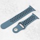 SILKASE Curea Sport Silicon Lichid Apple Watch 42/41/40/38mm (Seria 11/SE), Verde Închis/Negru (Apple, W0969) by www.silkase.ro