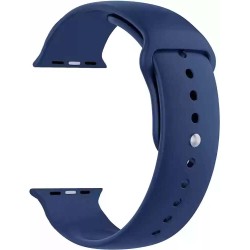 SILKASE Curea Silicon Lichid Smartwatch (20mm), Albastru Închis