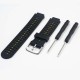 Curea GARMIN Rugged Silicon Lichid Forerunner (15mm), Negru/Galben (SmartWatch & Ceas, W1136) by www.silkase.ro