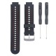 Curea GARMIN Rugged Silicon Lichid Forerunner (15mm), Negru/Roșu (SmartWatch & Ceas, W1138) by www.silkase.ro