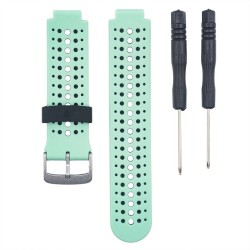 Curea GARMIN Rugged Silicon Lichid Forerunner (15mm), Cyan/Negru