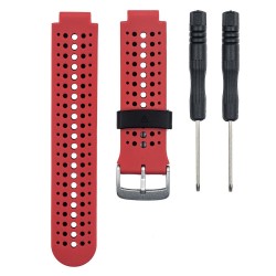 Curea GARMIN Rugged Silicon Lichid Forerunner (15mm), Roșu/Negru