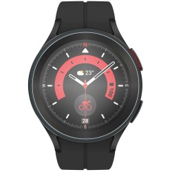 SILKASE Folie Sticlă Full Glue Samsung Galaxy Watch 5 Pro (45mm - 1.4 inch), Transparentă SILKASE Folie Sticlă Full Glue Samsung Galaxy Watch 5 Pro (45mm - 1.4 inch), Transparentă