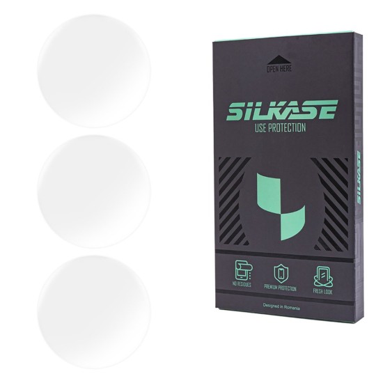 Set 3 folii mate SILKASE pentru Google Pixel Watch 2, silicon, regenerabil, Full-display (SILKASE, Folie silicon smartwatch mate) by www.silkase.ro SILKASE Set 3 Folii Silicon Regenerabil Full-display Google Pixel Watch 2 (41mm - 1.2 inch), Mat (Folie silicon smartwatch mate, W1233) by www.silkase.ro