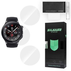 SILKASE Set 3 Folii Silicon Regenerabil Full-display OnePlus Watch 2 (47mm - 1.43 inch), Lucios SILKASE Set 3 Folii Silicon Regenerabil Full-display OnePlus Watch 2 (47mm - 1.43 inch), Lucios