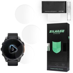 SILKASE Set 3 Folii Silicon Regenerabil Full-display Garmin Fenix 8 (47mm - 1.3 inch), Mat