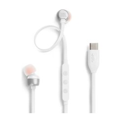 Căști In-Ear JBL Tune 310C, USB-C, Albe