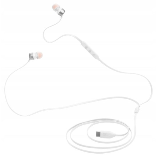 Căști In-Ear JBL Tune 310C, USB-C, Albe Căști In-Ear JBL Tune 310C, USB-C, Albe (Bakr, JBLT310CWHT) by www.silkase.ro