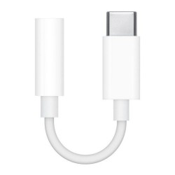 Adaptor Apple Original USB-C la Jack 3,5 mm MU7E2ZM/A, Alb Adaptor Apple Original USB-C la Jack 3,5 mm MU7E2ZM/A, Alb
