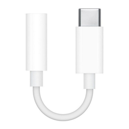 Adaptor Apple Original USB-C la Jack 3,5 mm MU7E2ZM/A, Alb (Bakr, MU7E2ZM/A) by www.silkase.ro