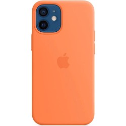 Husa Originală Apple Silicone Case cu MagSafe pentru iPhone 12 Mini, Kumquat (Portocaliu) Husa Originală Apple Silicone Case cu MagSafe pentru iPhone 12 Mini, Kumquat (Portocaliu)