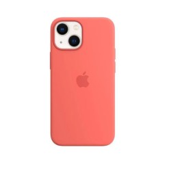 Husa Originală Apple Silicone Case cu MagSafe pentru iPhone 13 Mini, Roz (Pink Pomelo)