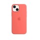 Husa Originală Apple Silicone Case cu MagSafe pentru iPhone 13 Mini, Roz (Pink Pomelo) Husa Originală Apple Silicone Case cu MagSafe pentru iPhone 13 Mini, Roz (Pink Pomelo) (Bakr, MM1V3FE/A) by www.silkase.ro