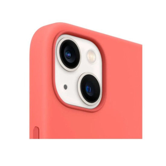 Husa Originală Apple Silicone Case cu MagSafe pentru iPhone 13 Mini, Roz (Pink Pomelo) Husa Originală Apple Silicone Case cu MagSafe pentru iPhone 13 Mini, Roz (Pink Pomelo) (Bakr, MM1V3FE/A) by www.silkase.ro