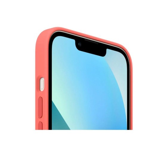 Husa Originală Apple Silicone Case cu MagSafe pentru iPhone 13 Mini, Roz (Pink Pomelo) Husa Originală Apple Silicone Case cu MagSafe pentru iPhone 13 Mini, Roz (Pink Pomelo) (Bakr, MM1V3FE/A) by www.silkase.ro