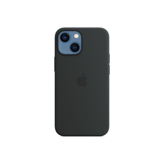 Husă Apple MagSafe din Silicon pentru iPhone 13 Mini, Midnight (MM223ZM/A) (Bakr, MM223ZM/A) by www.silkase.ro