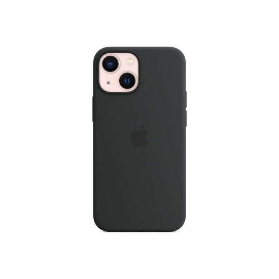 Husă Apple MagSafe din Silicon pentru iPhone 13 Mini, Midnight (MM223ZM/A) (Bakr, MM223ZM/A) by www.silkase.ro