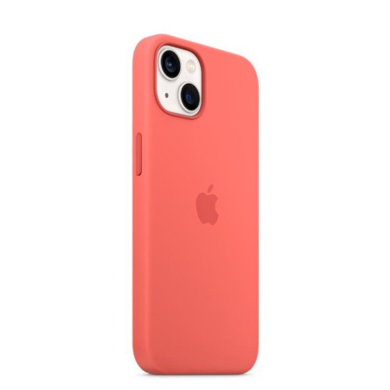 Husă de Protecție Apple Silicone Case cu MagSafe pentru iPhone 13, Pink Pomelo (MM253ZM/A) (Bakr, MM253ZM/A) by www.silkase.ro