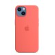 Husă de Protecție Apple Silicone Case cu MagSafe pentru iPhone 13, Pink Pomelo (MM253ZM/A) (Bakr, MM253ZM/A) by www.silkase.ro
