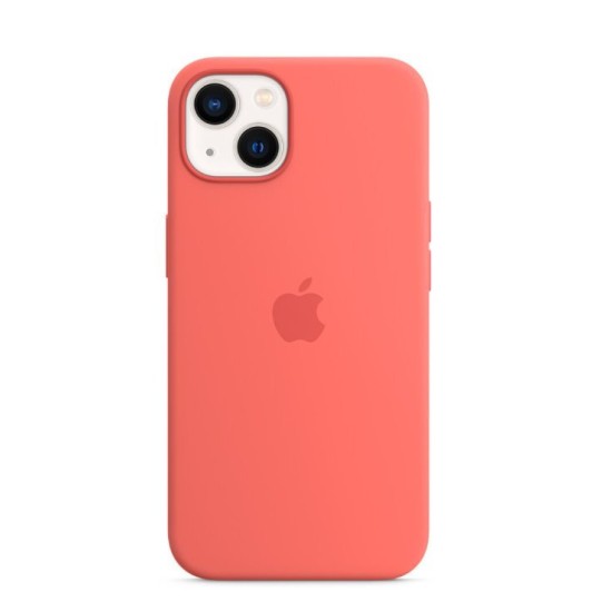 Husă de Protecție Apple Silicone Case cu MagSafe pentru iPhone 13, Pink Pomelo (MM253ZM/A) (Bakr, MM253ZM/A) by www.silkase.ro