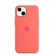 Husă de Protecție Apple Silicone Case cu MagSafe pentru iPhone 13, Pink Pomelo (MM253ZM/A) (Bakr, MM253ZM/A) by www.silkase.ro