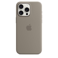 Husă de protecție Apple Silicone Case cu MagSafe pentru iPhone 15 Pro Max, Clay (MT1Q3ZM/A)