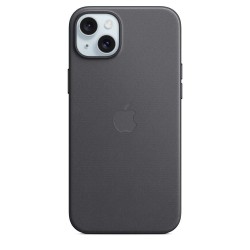 Husa Originală Apple FineWoven Case cu MagSafe pentru iPhone 15 Plus, Neagră Husa Originală Apple FineWoven Case cu MagSafe pentru iPhone 15 Plus, Neagră