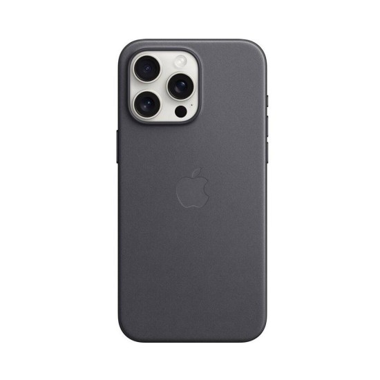 Husa Originală Apple FineWoven Case cu MagSafe pentru iPhone 15 Pro Max, Neagră Husa Originală Apple FineWoven Case cu MagSafe pentru iPhone 15 Pro Max, Neagră (Bakr, MT4V3ZM/A) by www.silkase.ro