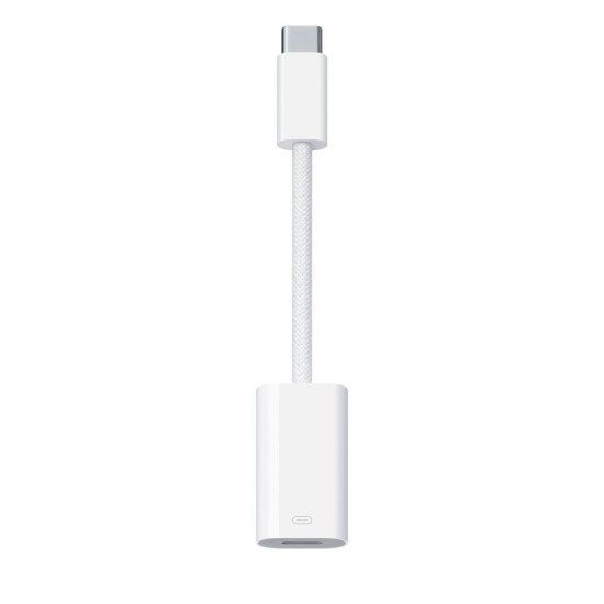 Adaptor Original Apple (MUQX3ZM/A) USB-C la Lightning, Alb Adaptor Original Apple (MUQX3ZM/A) USB-C la Lightning, Alb (Bakr, MUQX3ZM/A) by www.silkase.ro