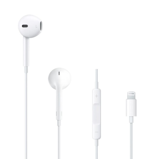 Căști Originale Apple EarPods cu Conector Lightning, Albe Căști Originale Apple EarPods cu Conector Lightning, Albe (Bakr, MWTY3ZM/A) by www.silkase.ro