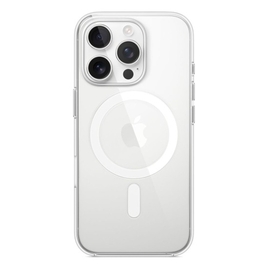 Husa Originală Apple Clear Case cu MagSafe pentru iPhone 16 Pro, Transparentă Husa Originală Apple Clear Case cu MagSafe pentru iPhone 16 Pro, Transparentă (Bakr, MA7E4ZM/A) by www.silkase.ro