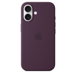 Husa Originală Apple Silicone Case cu MagSafe pentru iPhone 16, Mov (Plum) Husa Originală Apple Silicone Case cu MagSafe pentru iPhone 16, Mov (Plum)