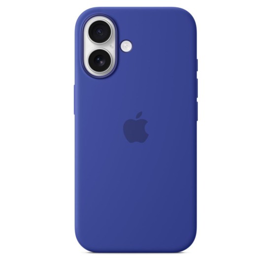 Husa Originală Apple Silicone Case cu MagSafe pentru iPhone 16, Albastru (Ultramarine) Husa Originală Apple Silicone Case cu MagSafe pentru iPhone 16, Albastru (Ultramarine) (Bakr, MYY63ZM/A) by www.silkase.ro