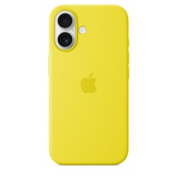 Husa Originală Apple Silicone Case cu MagSafe pentru iPhone 16, Galben (Star Fruit) Husa Originală Apple Silicone Case cu MagSafe pentru iPhone 16, Galben (Star Fruit)