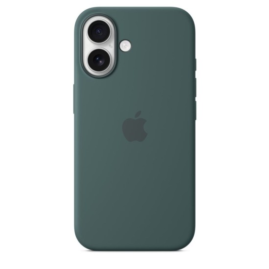 Husa Originală Apple Silicone Case cu MagSafe pentru iPhone 16, Verde (Lake Green) Husa Originală Apple Silicone Case cu MagSafe pentru iPhone 16, Verde (Lake Green) (Bakr, MYY83ZM/A) by www.silkase.ro