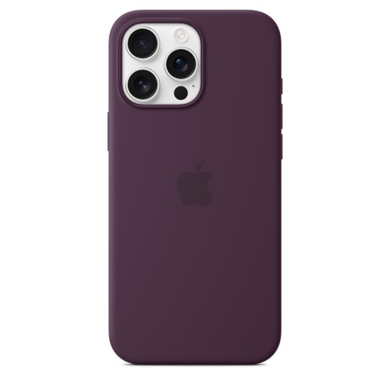 Husa Originală Apple Silicone Case cu MagSafe pentru iPhone 16 Pro Max, Mov (Plum) Husa Originală Apple Silicone Case cu MagSafe pentru iPhone 16 Pro Max, Mov (Plum) (Bakr, MYYW3ZM/A) by www.silkase.ro