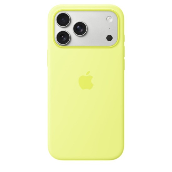 Husa Originală Apple Silicone Case cu MagSafe pentru iPhone 17 Pro Max, Galben Neon Husa Originală Apple Silicone Case cu MagSafe pentru iPhone 17 Pro Max, Galben Neon (Bakr, MGFM4ZM/A) by www.silkase.ro